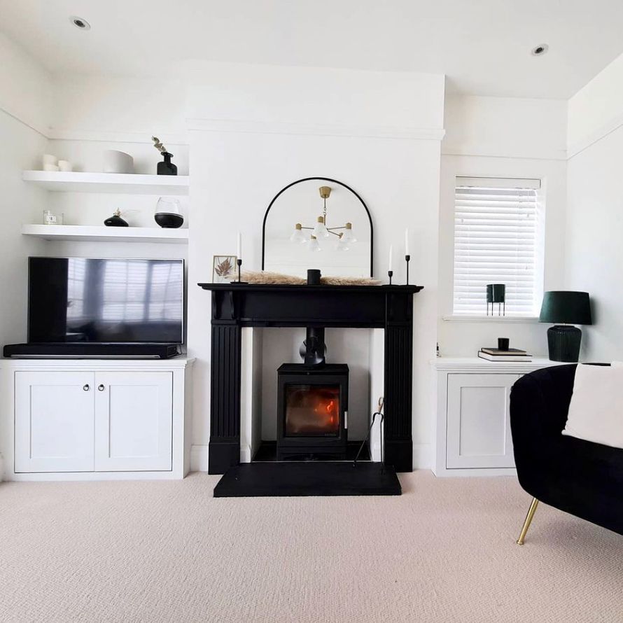 客厅地毯黑白的想法