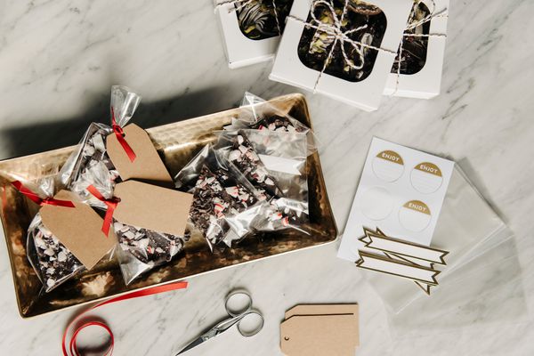 Christmas Bark Wrapping
