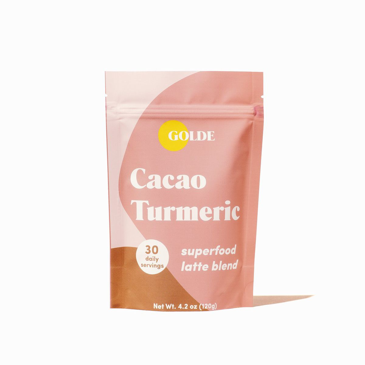 可可姜黄拿铁混合 - 金果。