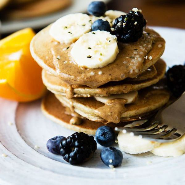 健康的蛋白质煎饼食谱
