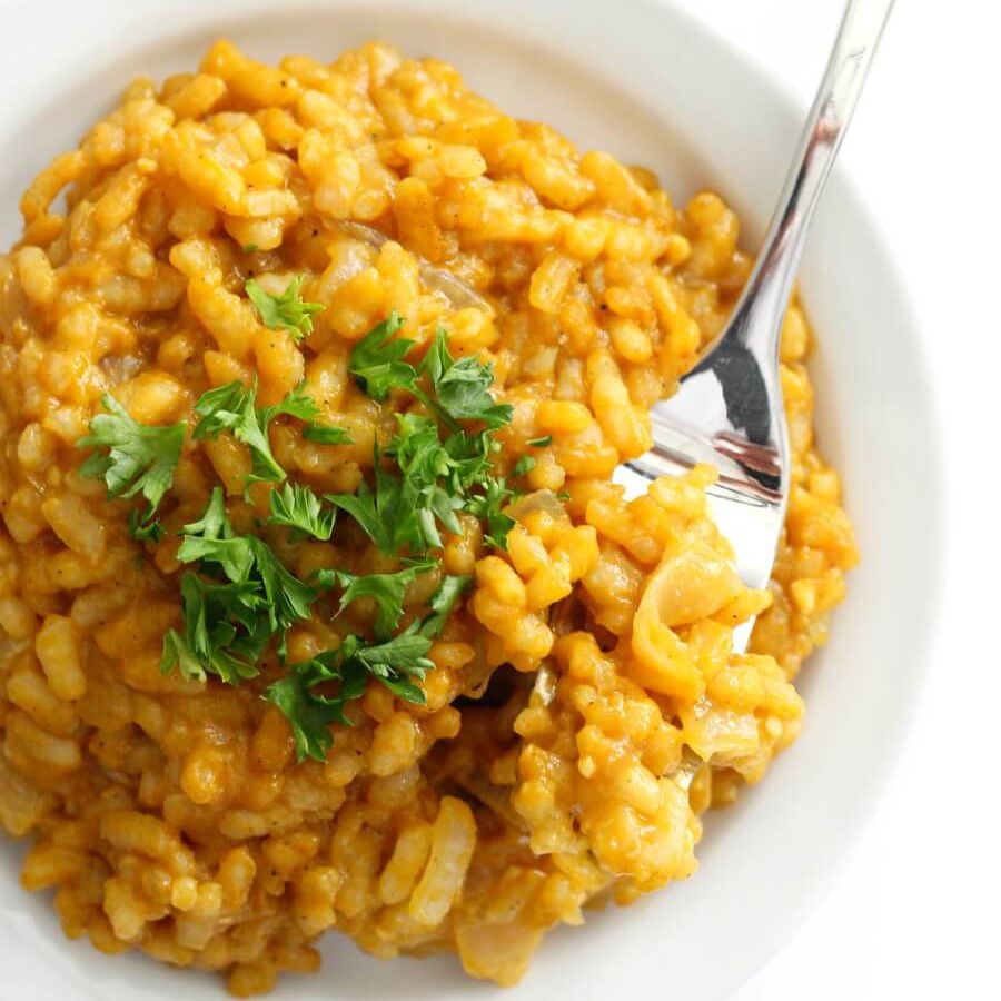 素食胡萝卜烩饭