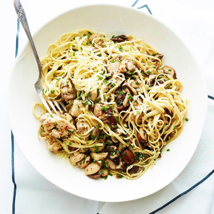 柠檬鸡肉通心粉