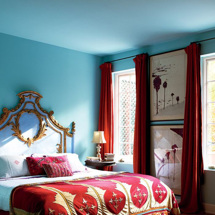 声明天花板 - 绿松石涂料