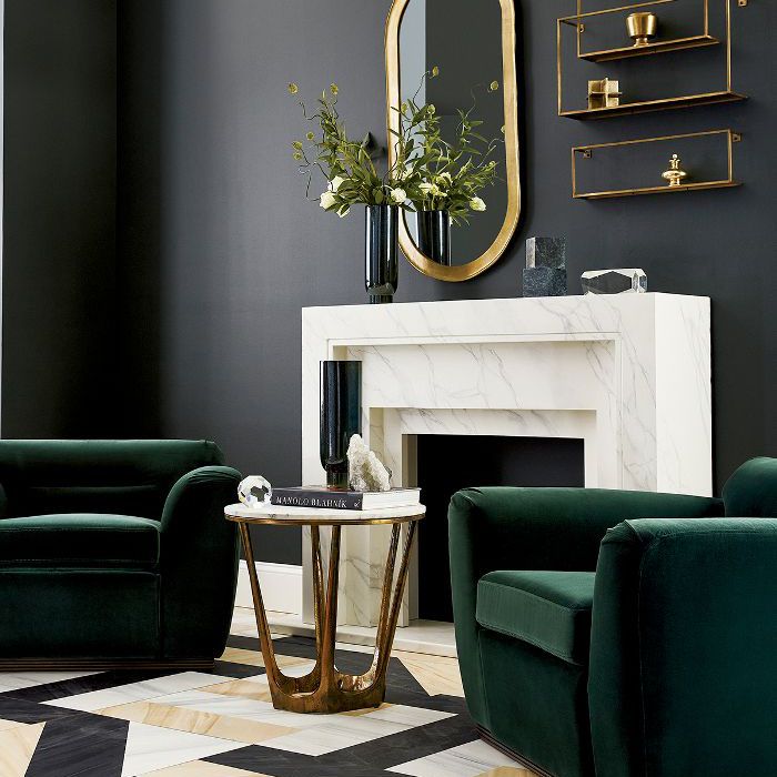 CB2秋季家居趋势——绿色椅子