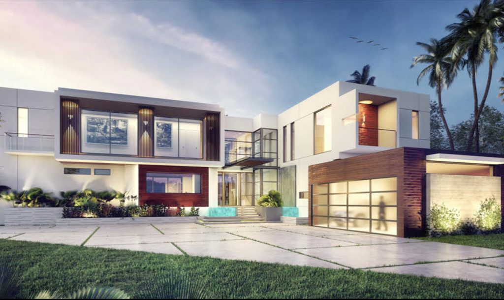 现代玻璃佛罗里达住宅