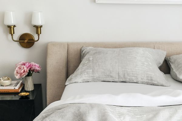 线数真的很重要吗？灰色床单稍微松一点的床