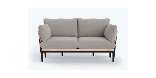 弗洛伊德双人沙发白桦装饰