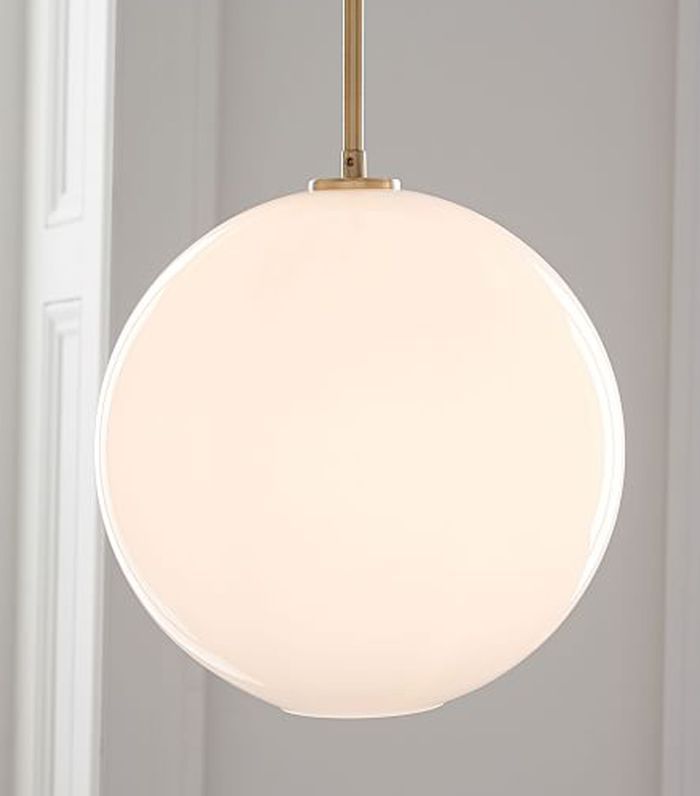 雕塑玻璃球吊坠 - 大