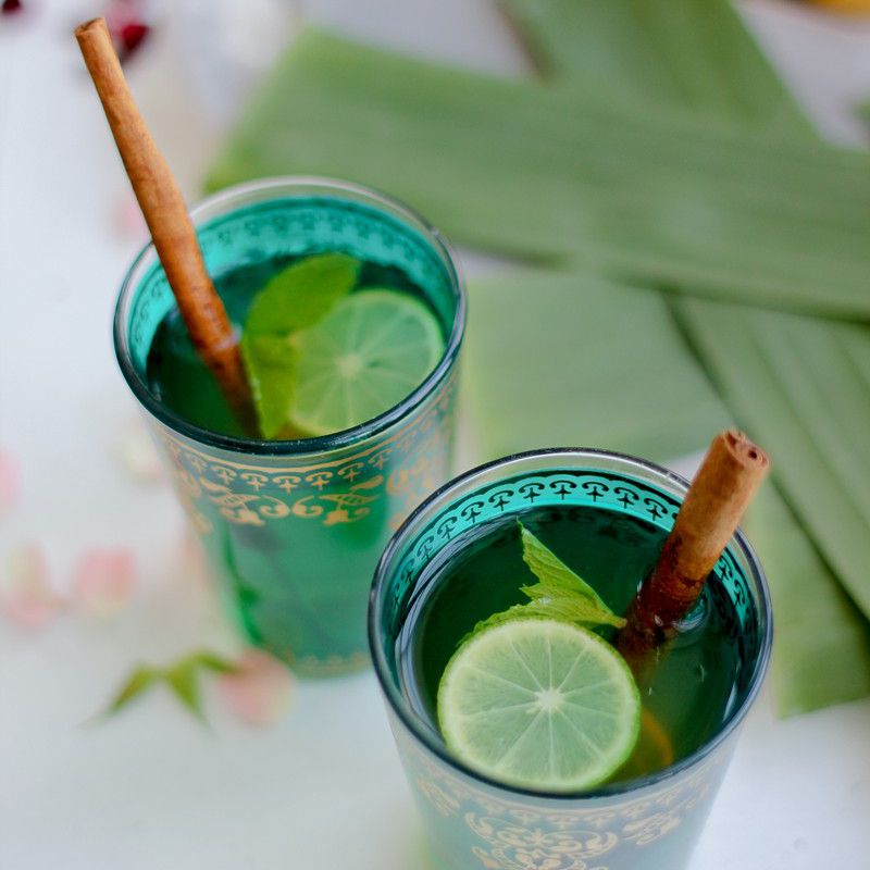 摩洛哥百香果薄荷茶