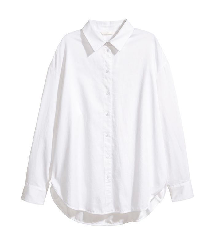 - 棉花衬衫 - 白色 - 女装