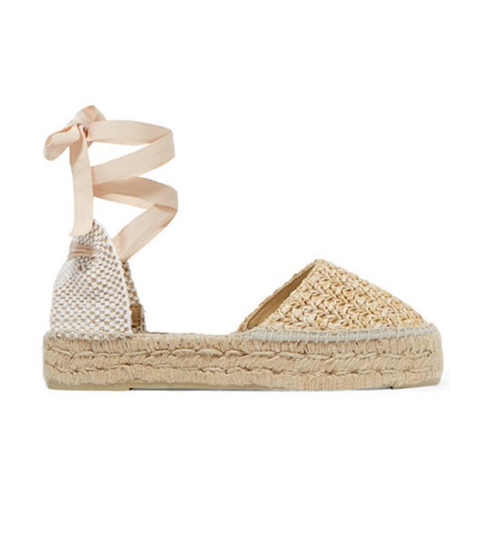 尤卡坦拉菲帆布便鞋