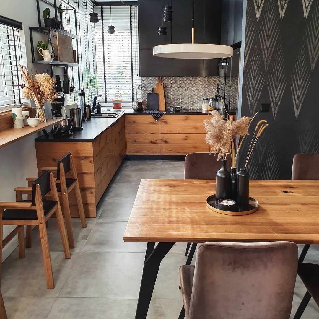 厨房瓷砖地板的创意