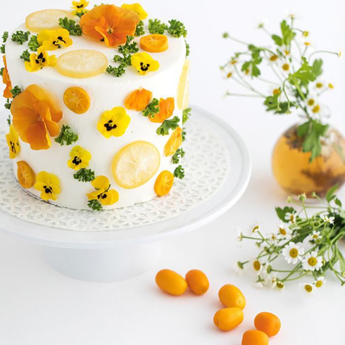 食用花卉婚礼蛋糕