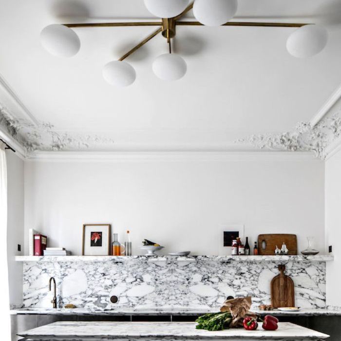 有大理石台面厨房