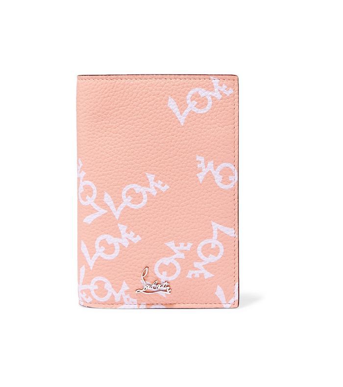 印花纹理皮革护照套