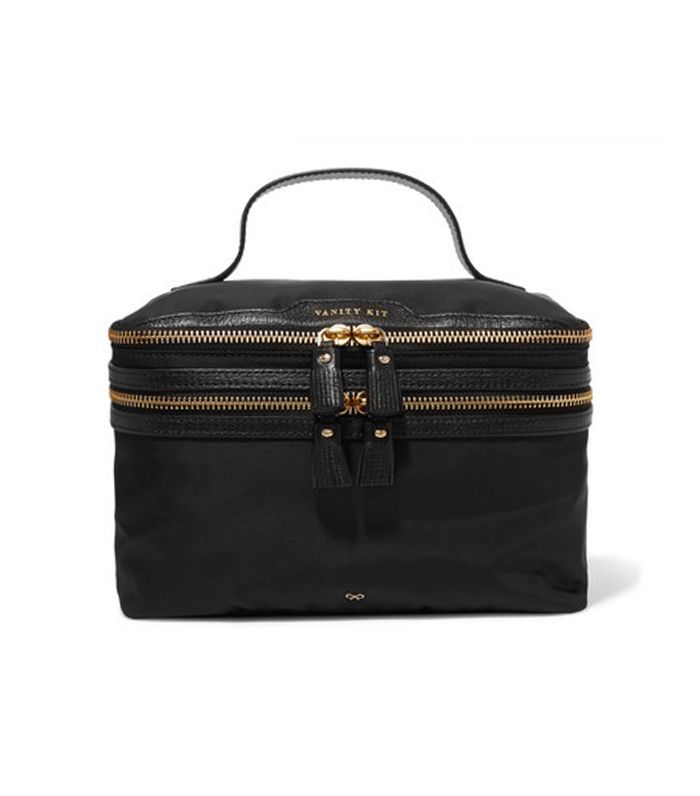 虚荣包真皮包裹的化妆箱