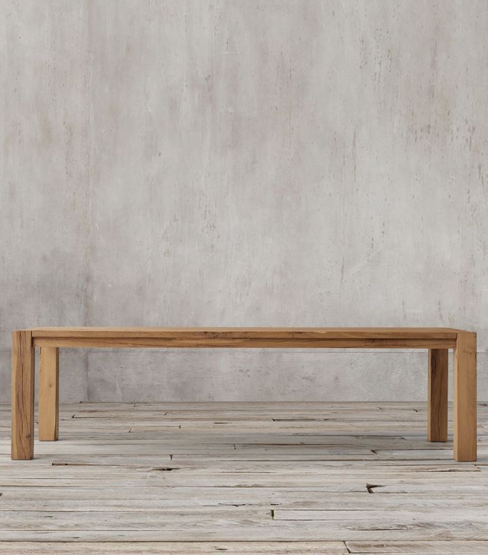 修复硬件回收俄罗斯橡木帕森斯矩形餐桌