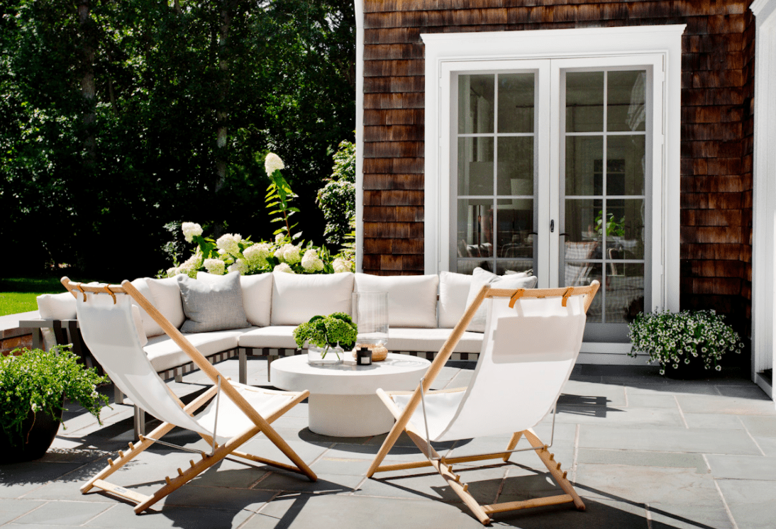 庭院设置植物。