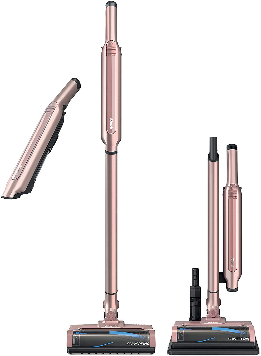 鲨鱼超轻强力无绳吸尘器玫瑰金＂class=