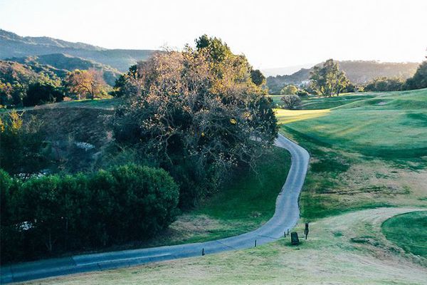 加州空旷的道路
