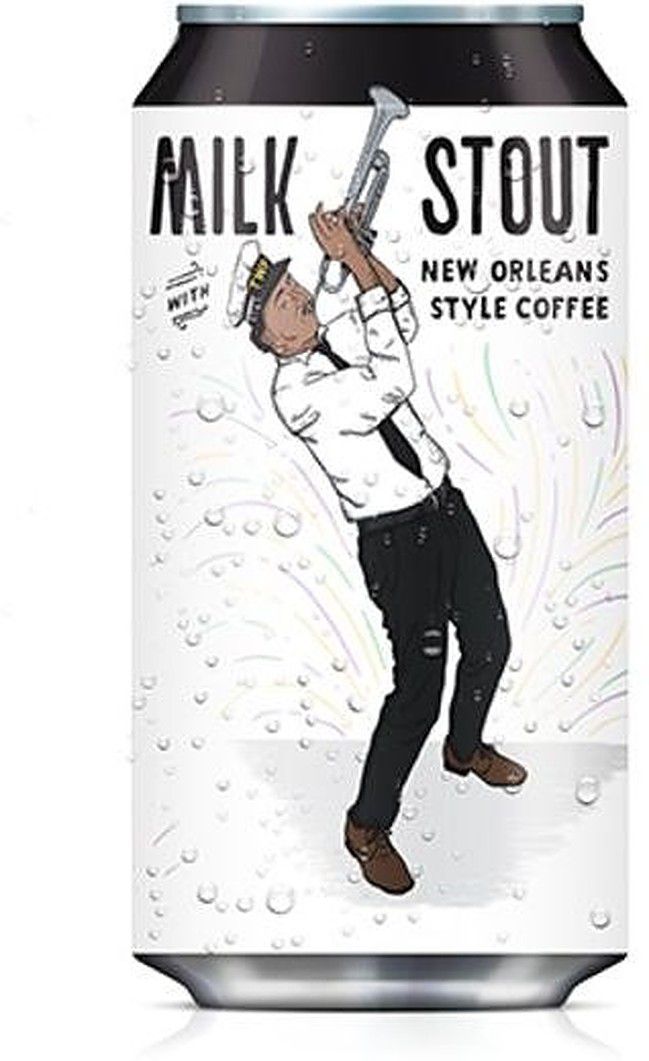 一罐烈性啤酒。