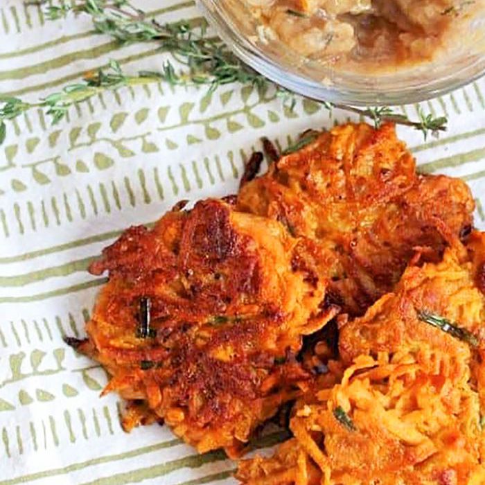 简单的光明节食谱-红薯Latkes