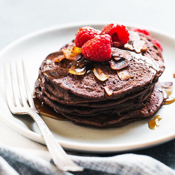 素食巧克力煎饼食谱