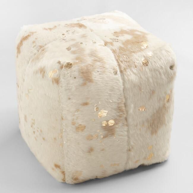 黄金印花仿牛皮蒲团