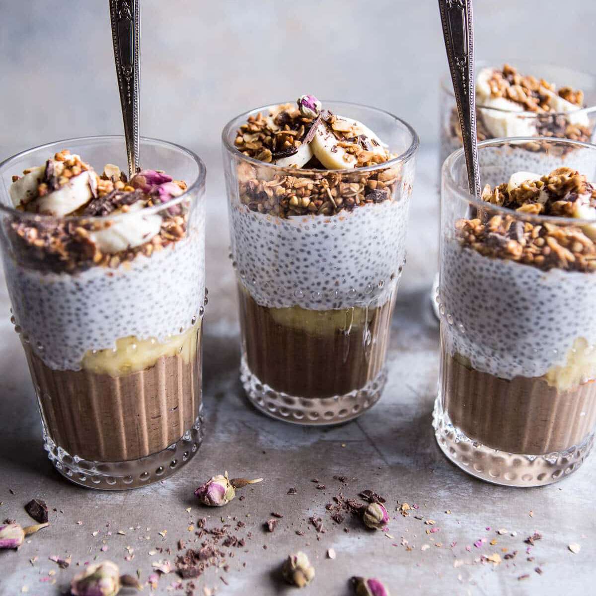 香蕉巧克力冰淇淋派冻糕