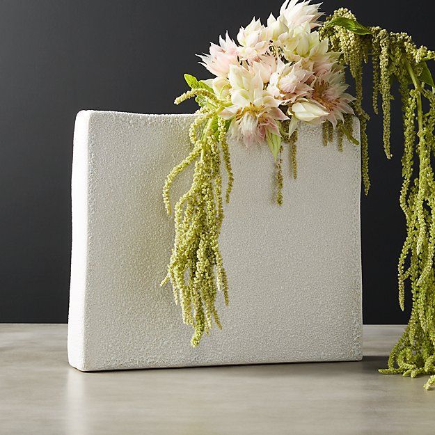 CB2安第斯山脉矩形陶瓷花瓶