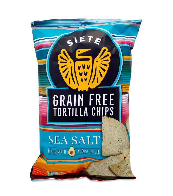 的无颗粒酮批准的玉米片袋。