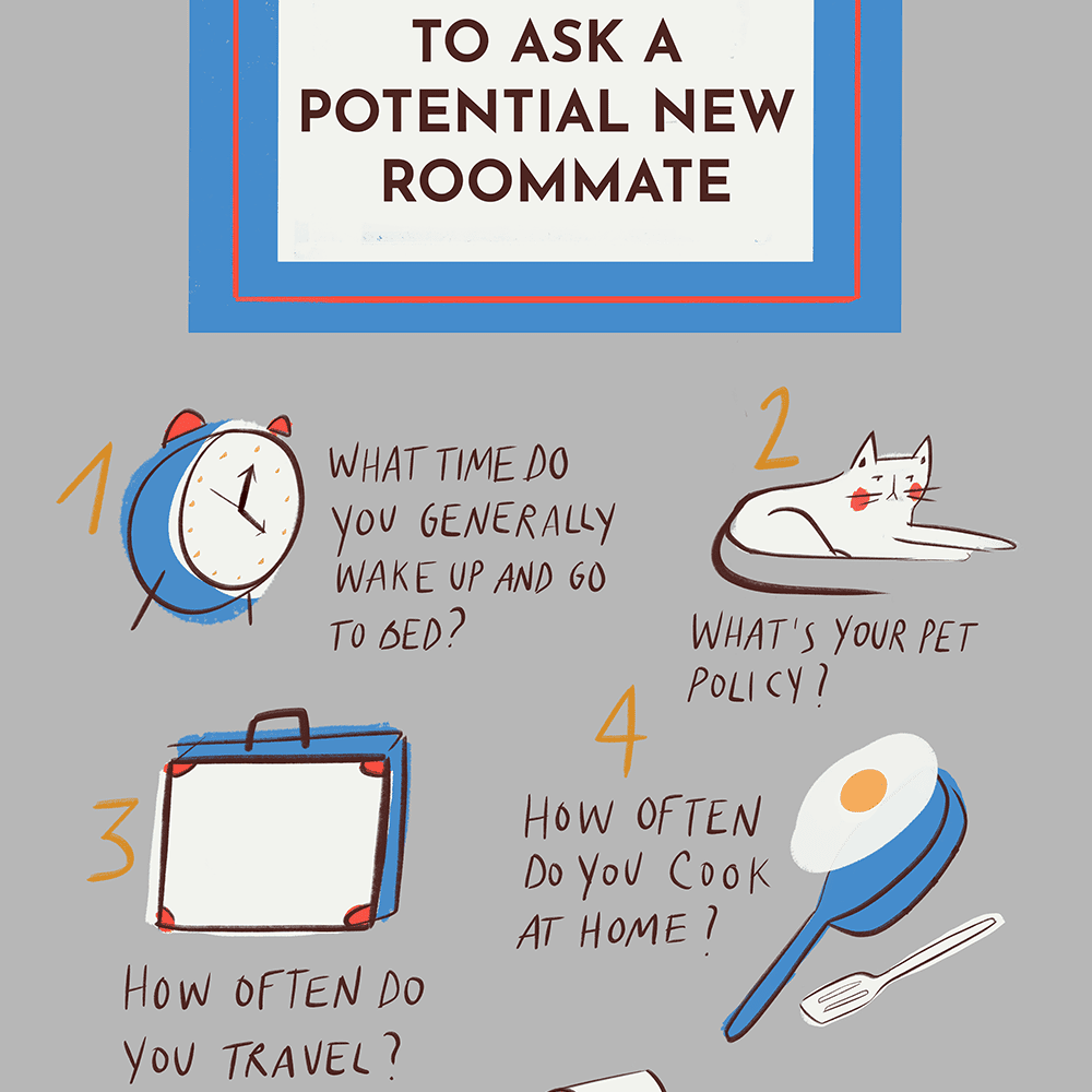 问新室友的问题