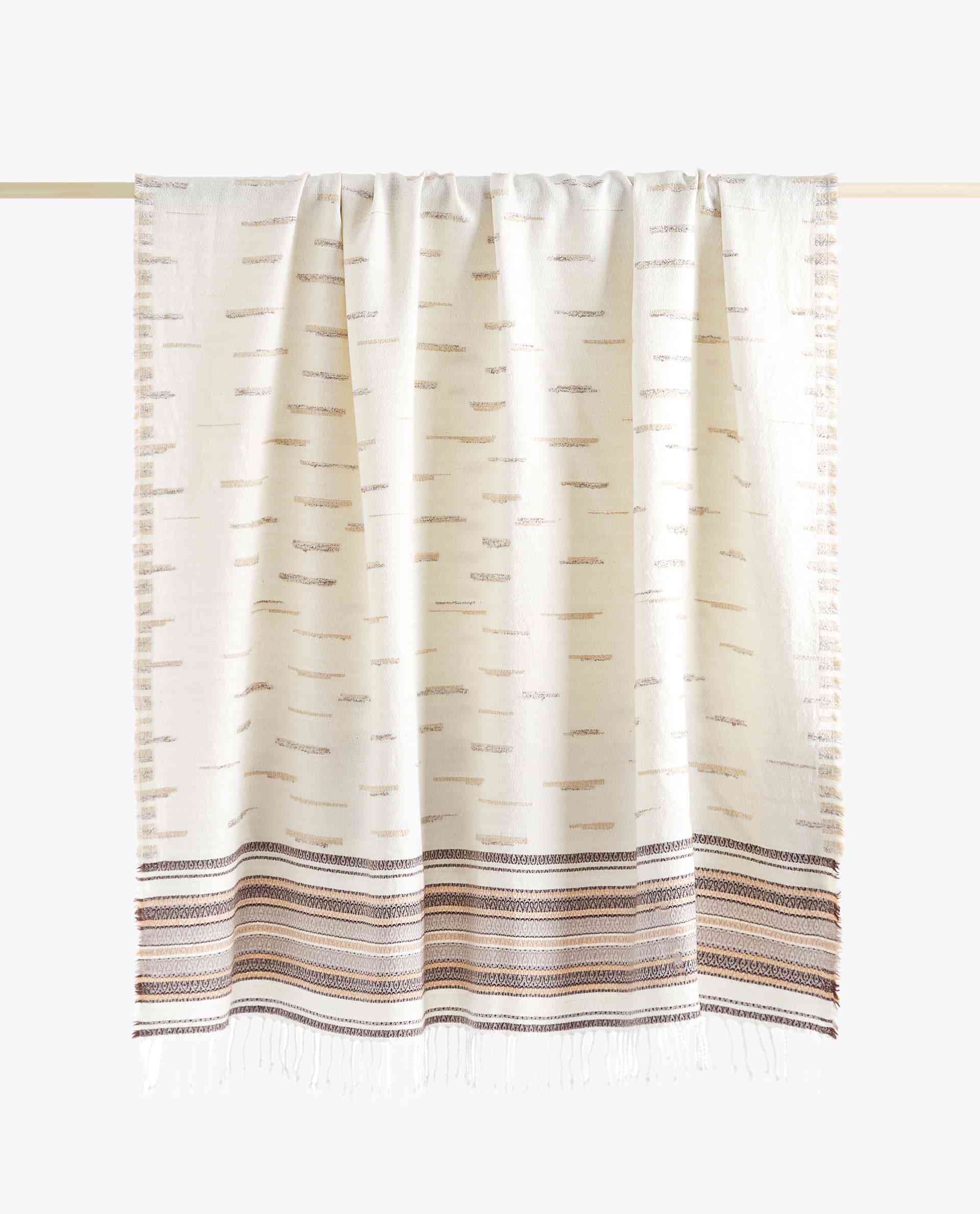 提花毛毯绣花线